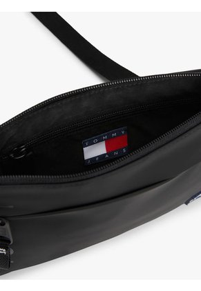 Billetera Negra De Mano Con Correa Cruzada Essential Tommy Hilfiger