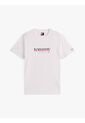 Camiseta Blanca De Punto Con Logo Y Cuello Redondo Tommy Jeans de Tommy Hilfiger