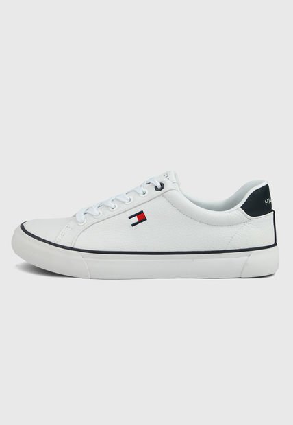 Tenis Blanco-Azul Navy Tommy Hilfiger