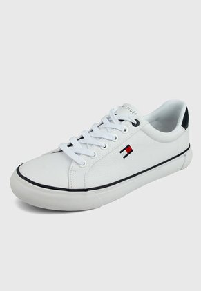 Tenis Blanco-Azul Navy Tommy Hilfiger