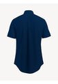 Camisa Manga Corta Hombre Azul Tommy Hilfiger de Tommy Hilfiger