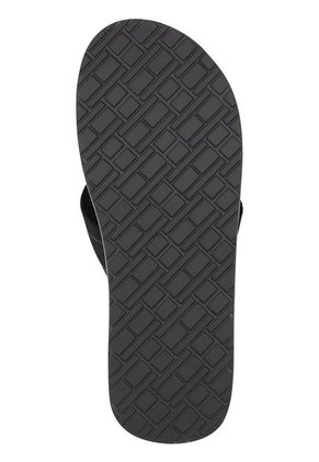 Sandalias Flip Flop Negro Banderahombre De Playa Negro Tommy Hilfiger