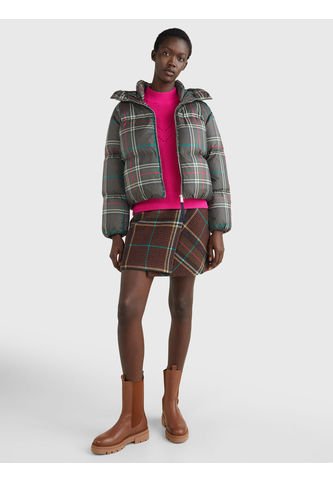 Chaqueta Acolchada Amplia De Cuadros Mujer  Tommy Hilfiger Tommy Hilfiger