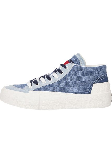 Tenis De Tela Con Logo Tommy Jeans Tommy Hilfiger