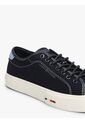 Tenis Azul De Lona Con Logo Distintivo Tommy Hilfiger de Tommy Hilfiger