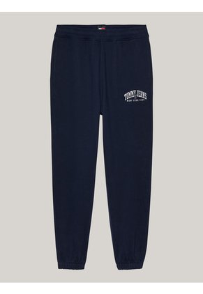 Joggers Azul Amplios Con Logo Universitario Tommy Jeans