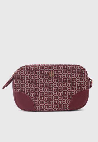Bolso Manos Libres TOMMY HILFIGER Vinotinto Tommy Hilfiger