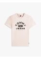 Camiseta Gris De Punto Con Cuello Redondo Tommy Jeans de Tommy Hilfiger