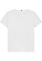 Camiseta Blanca Con Logo Script Para Niña Tommy Hilfiger de Tommy Hilfiger