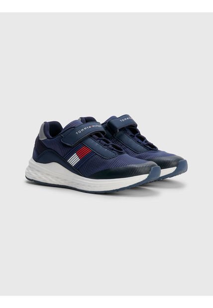 Tenis Con Velcro Para Niño Azul Tommy Hilfiger