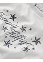 Camiseta Blanca Con Logo Script Para Niña Tommy Hilfiger de Tommy Hilfiger