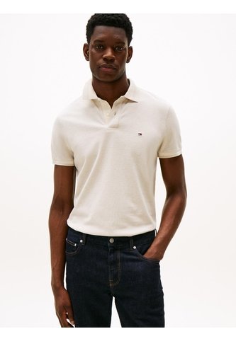 Polo Gris De Corte Regular Con Ribeteado Tommy Hilfiger Tommy Hilfiger
