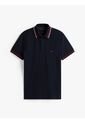 Polo Azul De Corte Slim Con Logo Tommy Hilfiger de Tommy Hilfiger