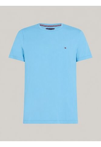 Camiseta Celeste De Cuello Redondo Y Corte Extra Slim Tommy Hilfiger Tommy Hilfiger