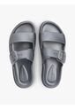 Sandalias Gris Con Doble Tira Y Logo Esmaltado Tommy Hilfiger de Tommy Hilfiger