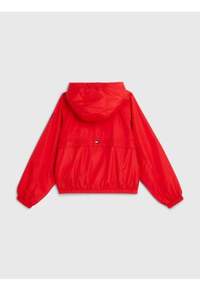 Chaqueta Essential Con Gorro Niña Rojo Tommy Hilfiger