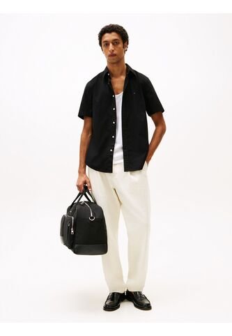 Camisa Negra Poplin Solida Tommy Hilfiger Tommy Hilfiger