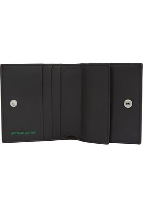 Billetera Negra Plegable Vertical Tommy Hilfiger