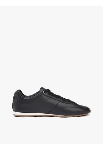 Tenis Negro De Cuero Lorun Icon Tommy Hilfiger Tommy Hilfiger