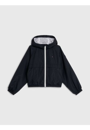 Chaqueta Essential Con Gorro Niña Azul Tommy Hilfiger