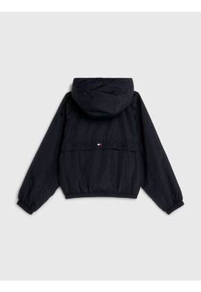 Chaqueta Essential Con Gorro Niña Azul Tommy Hilfiger