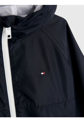 Chaqueta Essential Con Gorro Niña Azul Tommy Hilfiger