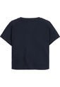 Camiseta Azul Universitaria De Punto Elástico Para Niña Tommy Hilfiger de Tommy Hilfiger