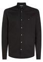 Camisa Negra Solid Con Logo Tommy Hilfiger de Tommy Hilfiger