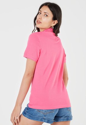 Camiseta Polo Fucsia Tommy Jeans