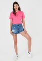 Camiseta Polo Fucsia Tommy Jeans de Tommy Hilfiger