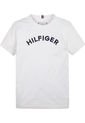 Camiseta De Punto Con Logo Arqueado Niño Blanco Tommy Hilfiger de Tommy Hilfiger