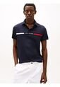 Polo Azul De Corte Regular Con Logo En El Pecho Tommy Hilfiger de Tommy Hilfiger