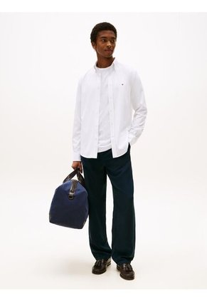 Camisa Blanca De Corte Regular Performance Tommy Hilfiger