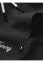 Jogger Negro Relaxed Con Inscripción Tommy Jeans de Tommy Hilfiger