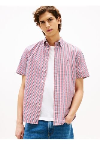 Camisa Multicolor Americana De Manga Corta Tommy Hilfiger Tommy Hilfiger