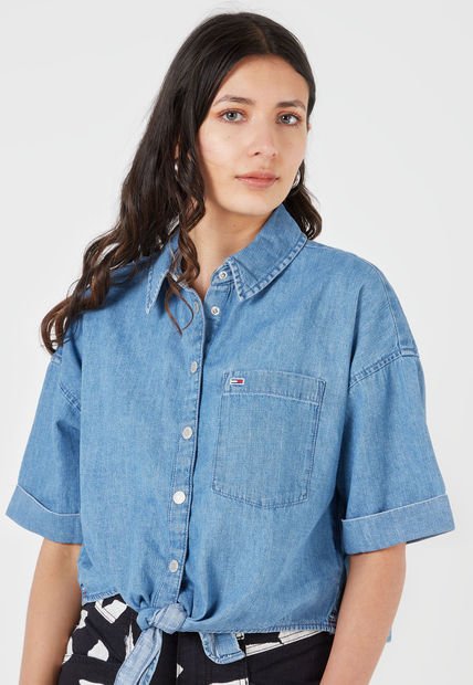 Camisa Denim Azul Tommy Jeans