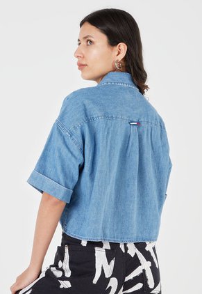 Camisa Denim Azul Tommy Jeans