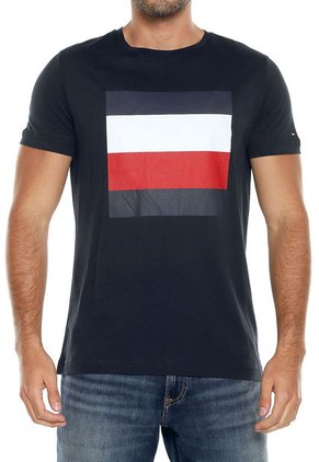 Camiseta Azul Tommy Hilfiger