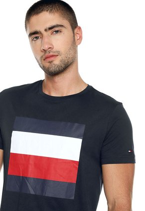 Camiseta Azul Tommy Hilfiger