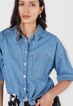 Camisa Denim Azul Tommy Jeans