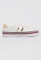 Tenis Lifestyle Blanco-Dorado Tommy Hilfiger de Tommy Hilfiger