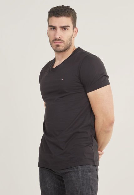 Camiseta Negro Tommy Hilfiger