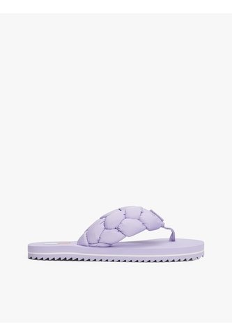 Sandalias Lila Con Tira Trenzada Y Suela Dentada Tommy Hilfiger Tommy Hilfiger