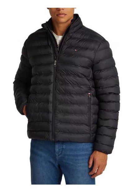 Chaqueta Negra Packable Tommy Hilfiger