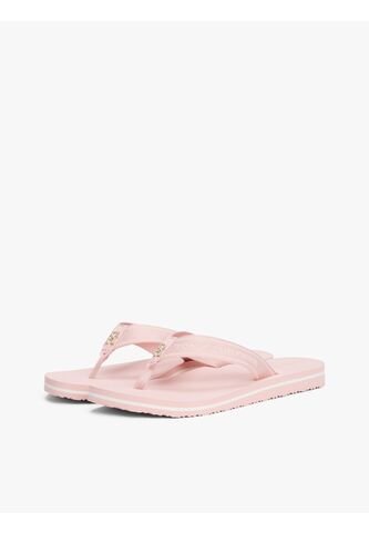 Sandalias Rosa Con Inscripción Tonal En Tiras Tommy Hilfiger Tommy Hilfiger