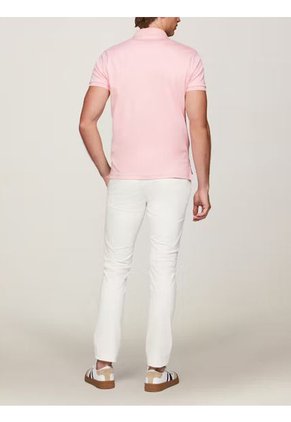 Polo Rosa De Corte Regular Tommy Hilfiger