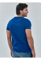 Camiseta Azul Essential En Cuello V Tommy Hilfiger de Tommy Hilfiger