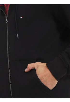 Saco Negro Con Gorro Y Cierre De Cremallera Tommy Hilfiger