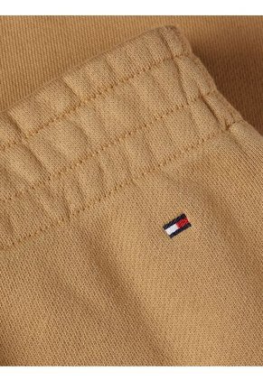 Joggers Beige Cónicos Con Logo Lateral Tommy Hilfiger