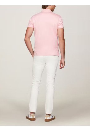 Polo Rosa De Corte Regular Tommy Hilfiger